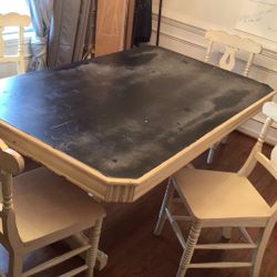 4 Chair Potty Barn Table 