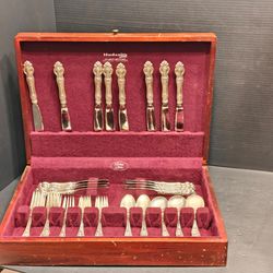 Wallace Violet Sterling Silver Flatware Set 48 Pcs Service For 8 No Monogram...