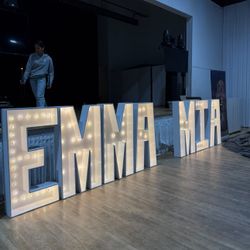Marquee Wood Letters Light Up Quince 