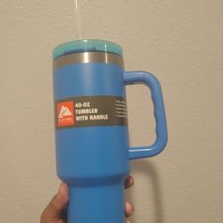Artic Blue Cerulean 40oz Tumbler 