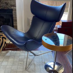 BoConcept Imola Chair Special Order In Blue Leather 