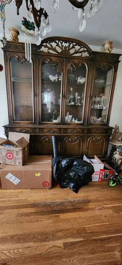 Vintage 1970s China Cabinet