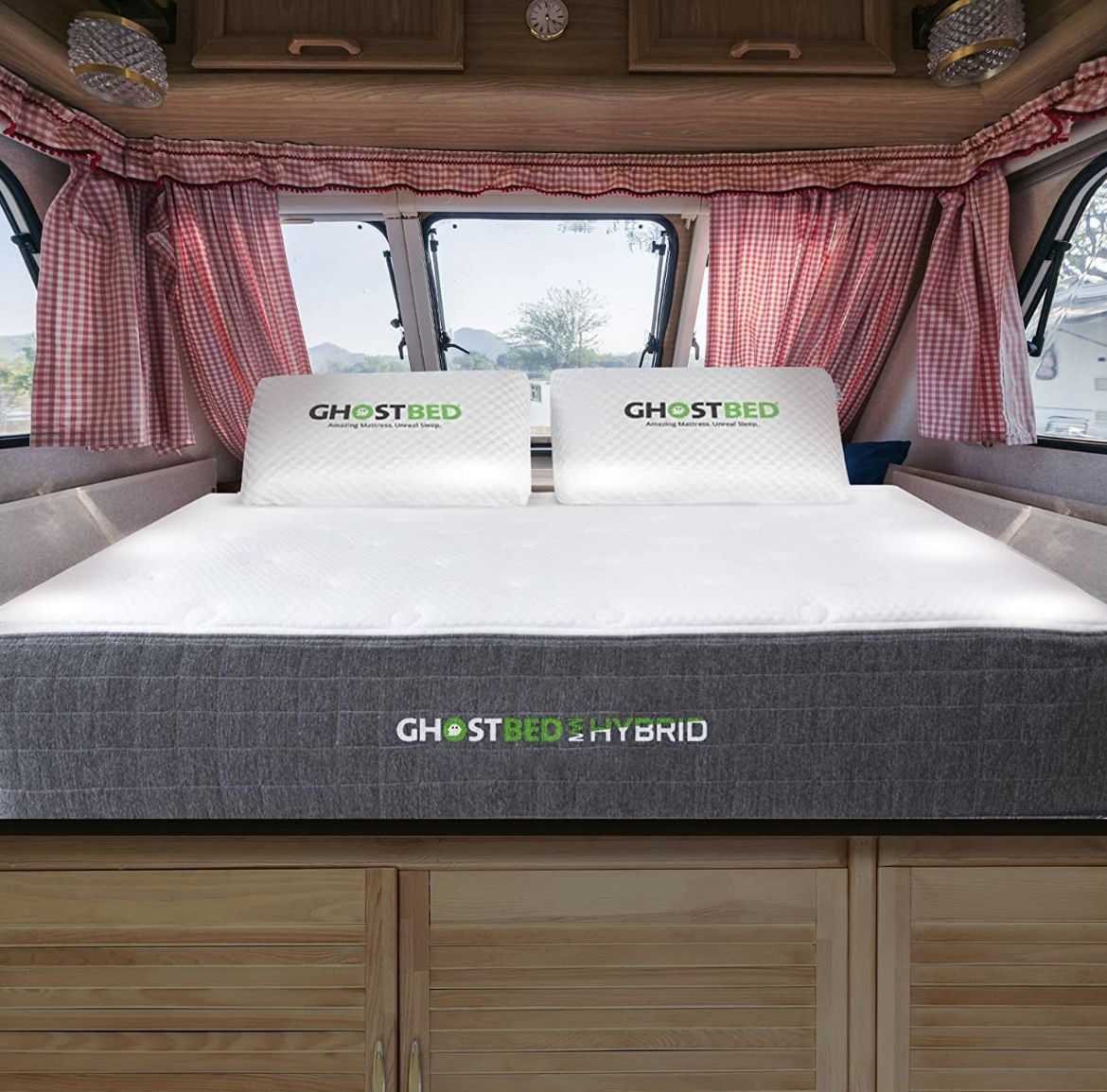 RV short king Ghostbed Like New 70 % Off Retail 