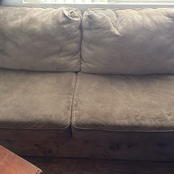 three-piece L sectional couch
