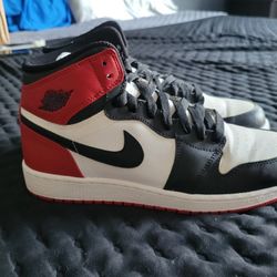 Jordan 1 High Black Toe 2013 Sz 7y