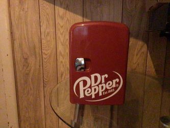 Dr Pepper mini fridge