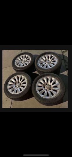 4 — 225/50r16 5x120 5x4.72 Stock Bmw Wheels Rims Good 80% Treads Tires !!!!!!!!!