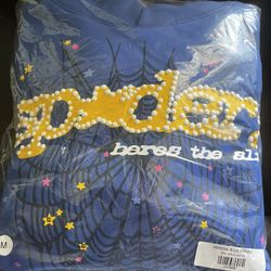 blue spider hoodie