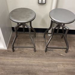 Metal Stools Adjust