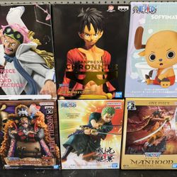 Lot Of 6 One Piece Action Figures 