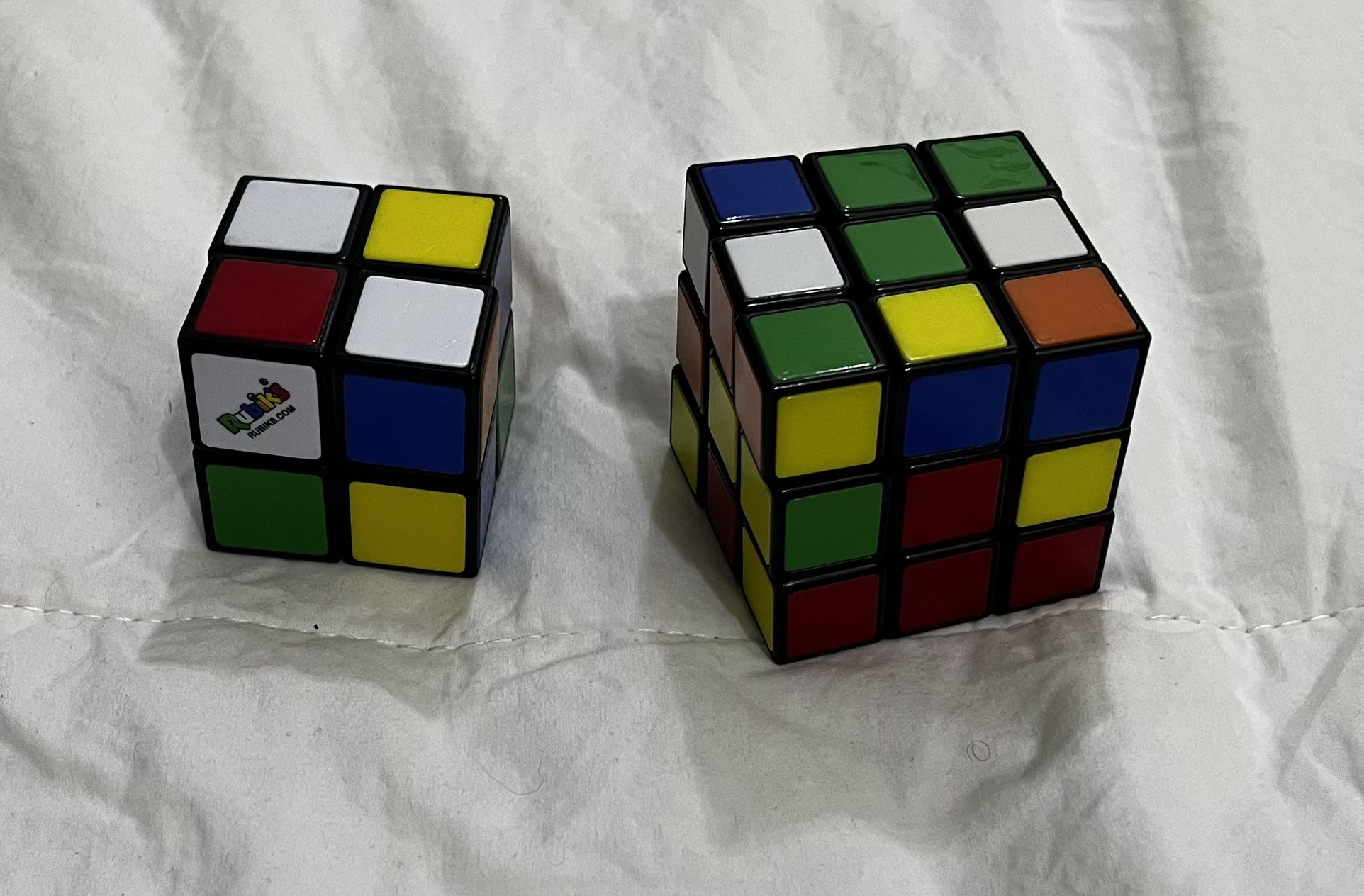 2x2 and 3x3 Rubik's rubix cubes