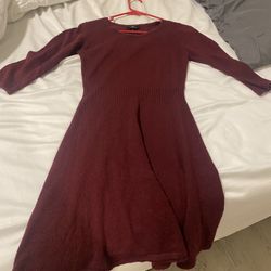 Maroon Dress