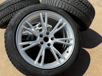 19” OEM TESLA MODEL Y GEMINI WHEELS PIRELLI SOTTOZERO WINTER ALL SEASON TIRES 255/45/19 TPMS