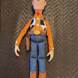 Disney Pixar Toy Story 4 TALKING WOODY Doll (No Pull String ) Toy 15” WORKING