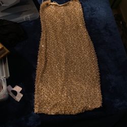 Gold Dress