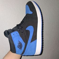 Dark Blue Jordan 1s Both Pairs Good Condition 