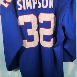 Vtg Mitchell & Ness OJ Simpson Buffalo Bills NFL Jersey Size 56