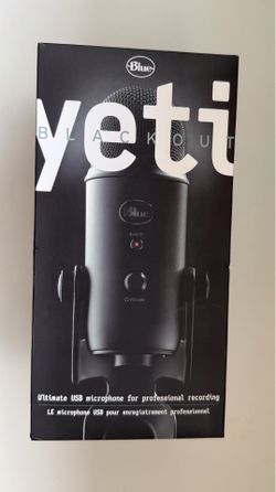 Yeti Blackout Microphone