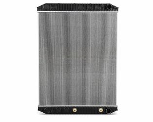 DNA MOTORING OE Style 2-Row Style Aluminum Cooling Radiator Compatible with 07-14 Volvo VNL