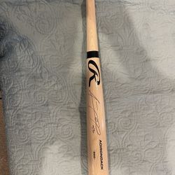  Adolis Garcia Authentic Signed Baseball  Bat