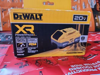 battery 8.0ah xr pawerpack 20v new never used