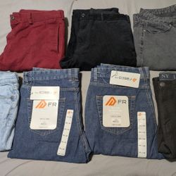7 Pair Men's Jeans / Pants Size 36