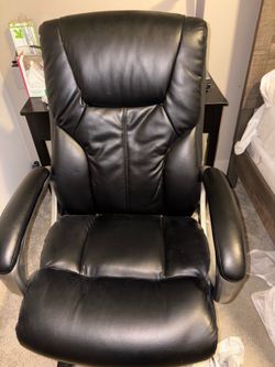 Black Leather Office Chair