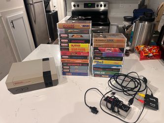 NES collection with games in custom cases
