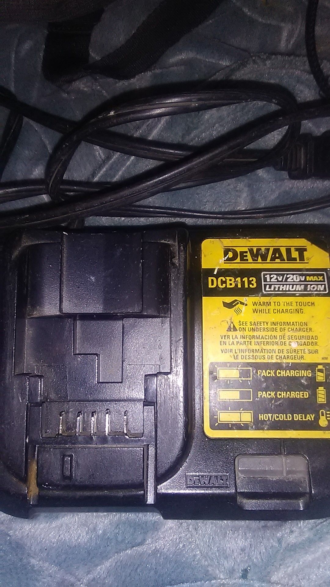DeWalt battery charger