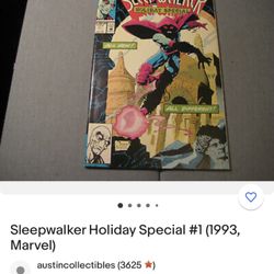 SLEEP WALKER HOLIDAY SPECIAL MARVEL COMICS