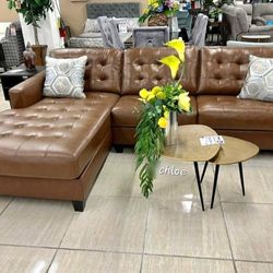 
÷ASK DISCOUNT COUPON😎 sofa Couch Loveseat Living room set sleeper recliner daybed futon ÷ Bsko Auburn Leather Raf Or Laf Sectional 