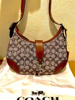 Coach Signature Jacquard Shoulder Bag