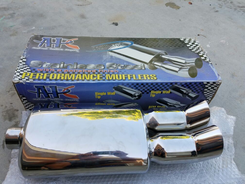 APC muffler Intimidator stainless steel