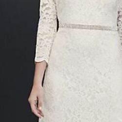 DB Long sleeve Lace And Sequin Wedding Gown