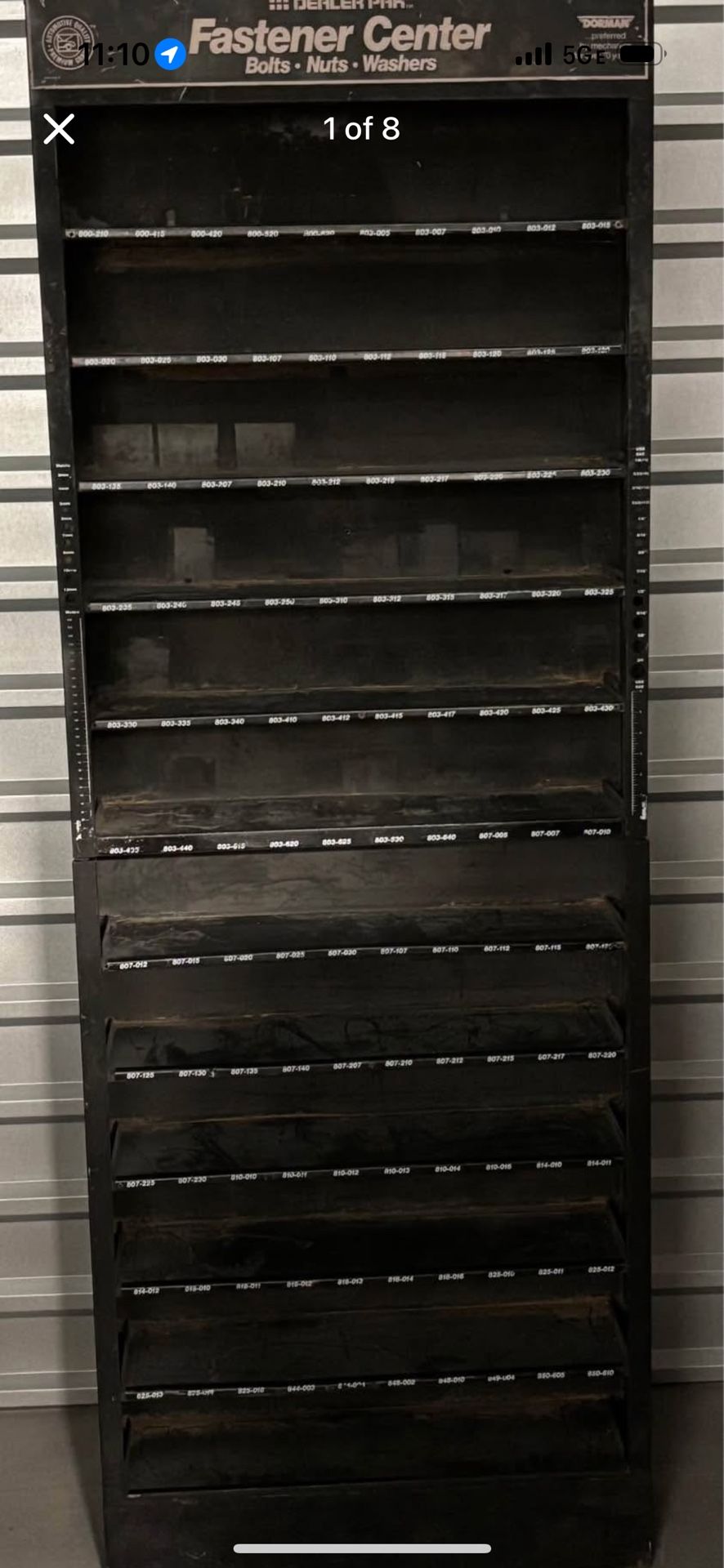 Vintage Auto Parts Retail Display