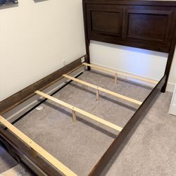 Dark Brown Bed Frame 