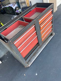 Vintage table top toolbox