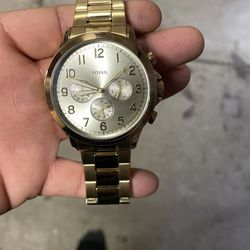 Brand New Fossil Gold Plated Watch