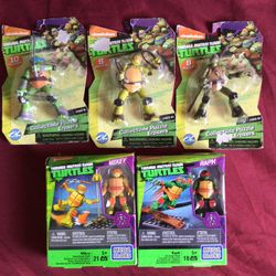 Lot Of 5 NINJA TURTLES