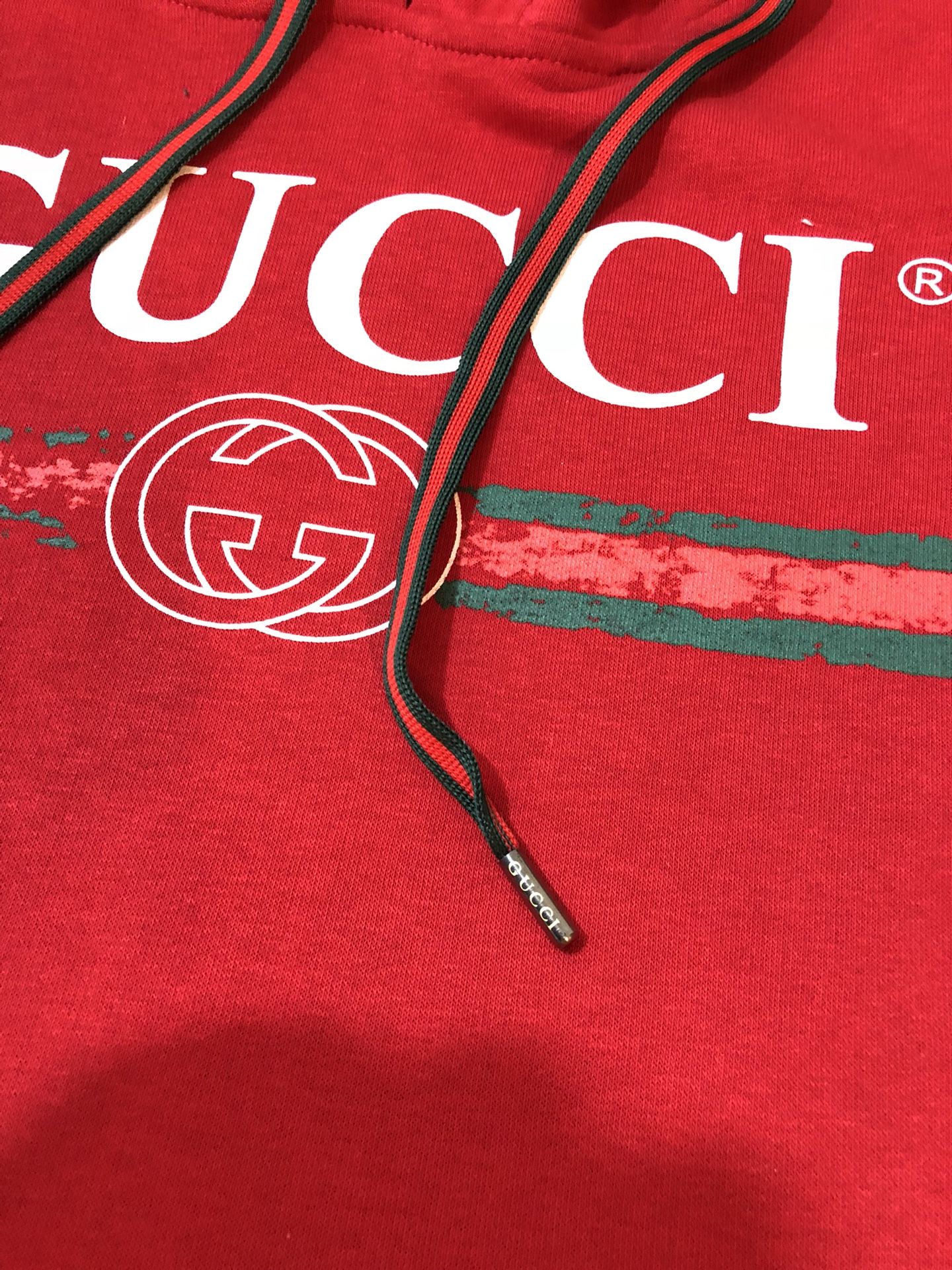 Gucci red hoodie sales