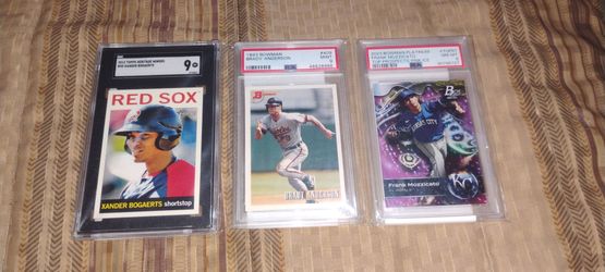 Lot of 3 Graded Baseball Cards PSA SGC