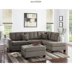 Sectional Sofa With Ottoman In Offer 🔥🔥🔥
