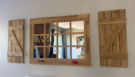 Farmhouse style mirror