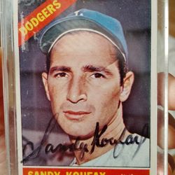 SANDY KOUFAX TOPPS #100 1966 BASEBALL CARD