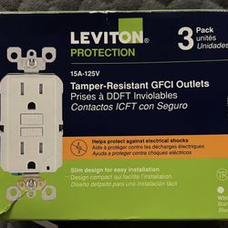 3 Pack GFCI Outlets