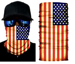 Bandana, Gaiter USA flag
