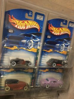 Hot Wheels Primary car set one- four
