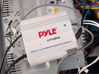 PYLE HYDRA Bluetooth Marine Amplifier – 2 Channel – $15