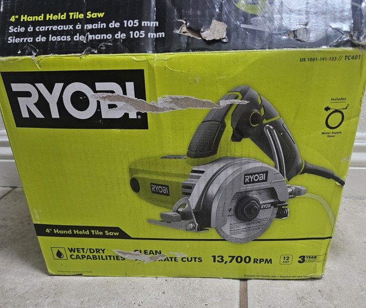 Ryobi Hand Held Tile Saw