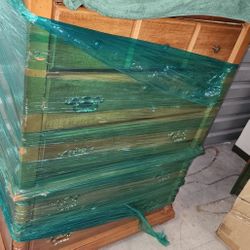 Furniture 3pc Dresser, Chester, Nightstand & Mirror